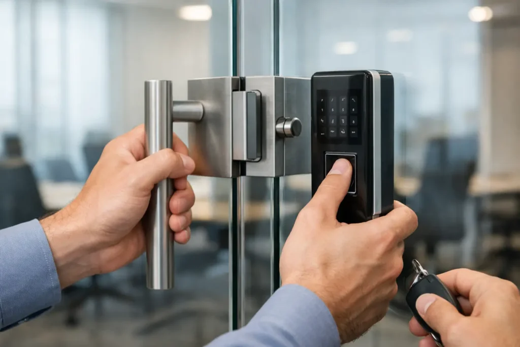 How to Secure Office Glass Door the Right Way