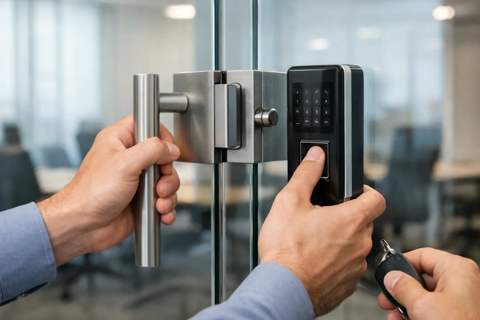 How to Secure Office Glass Door the Right Way