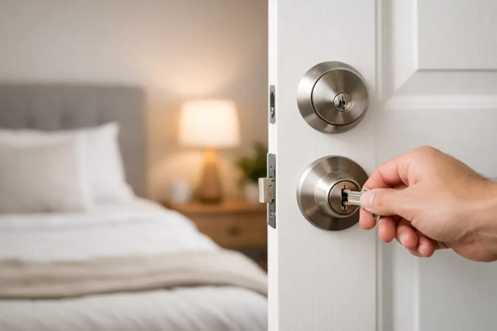 How to Secure Bedroom Door Without Overcomplicating It